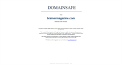 Desktop Screenshot of brainermagazine.com