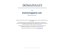 Tablet Screenshot of brainermagazine.com